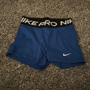 XS blue nike pros